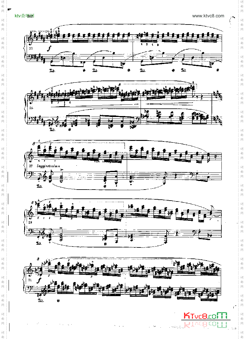 练习曲OP.25Nr6键盘类钢琴