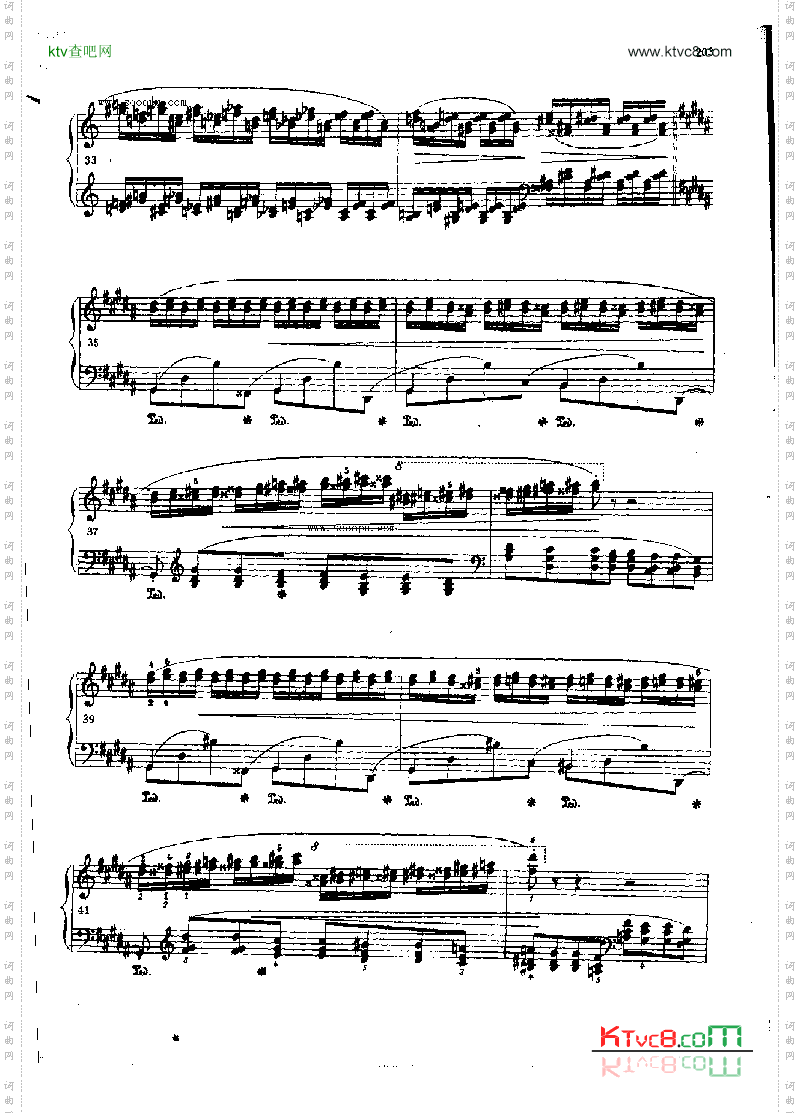 练习曲OP.25Nr6键盘类钢琴