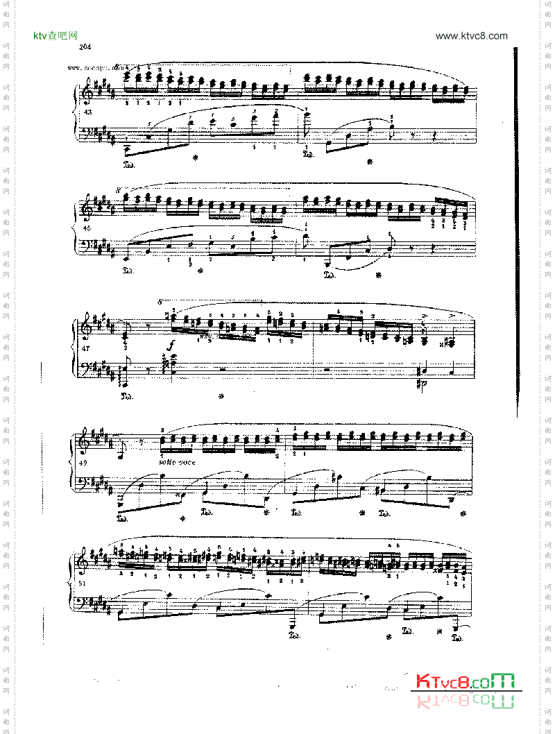 练习曲OP.25Nr6键盘类钢琴