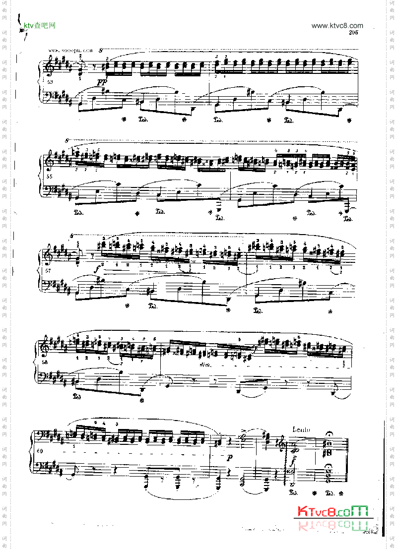 练习曲OP.25Nr6键盘类钢琴