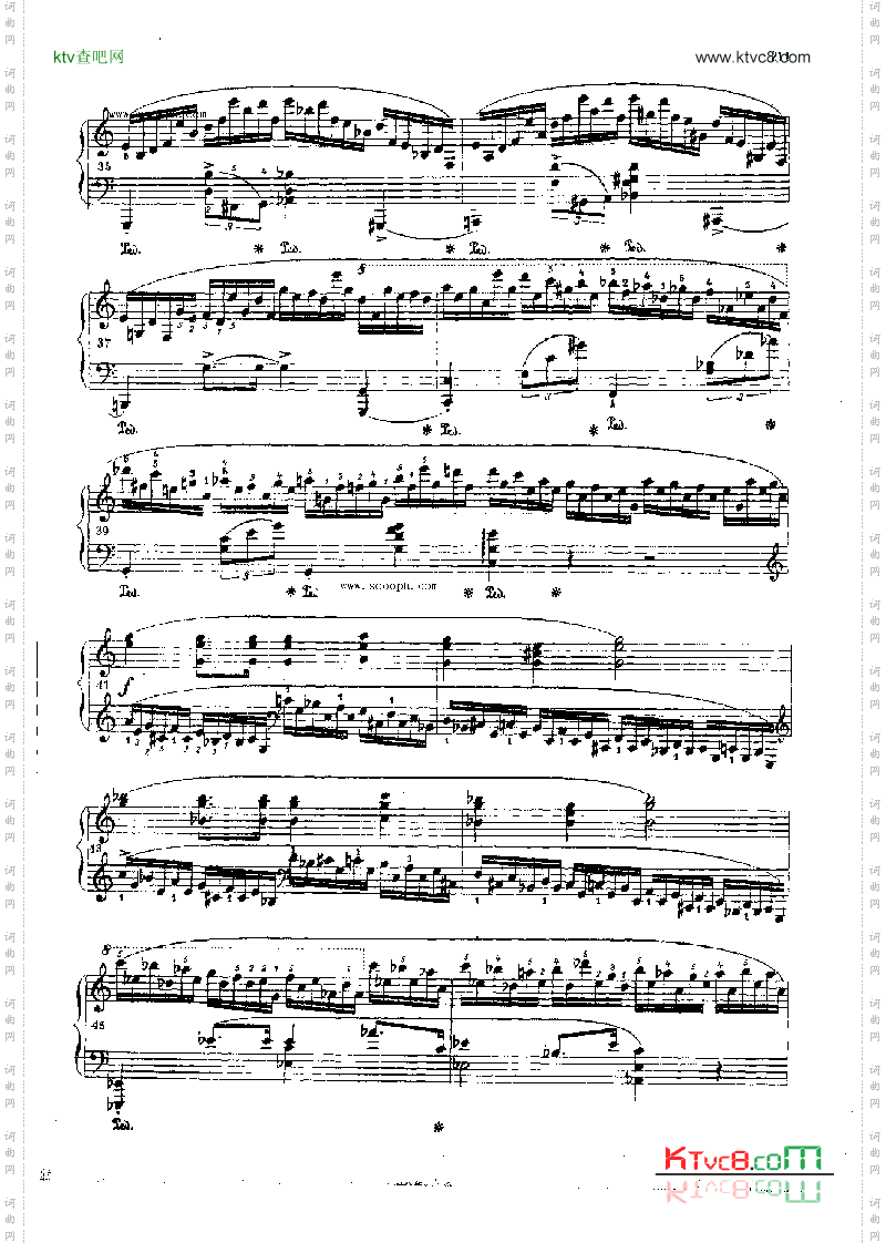 练习曲OP.25Nr11键盘类钢琴