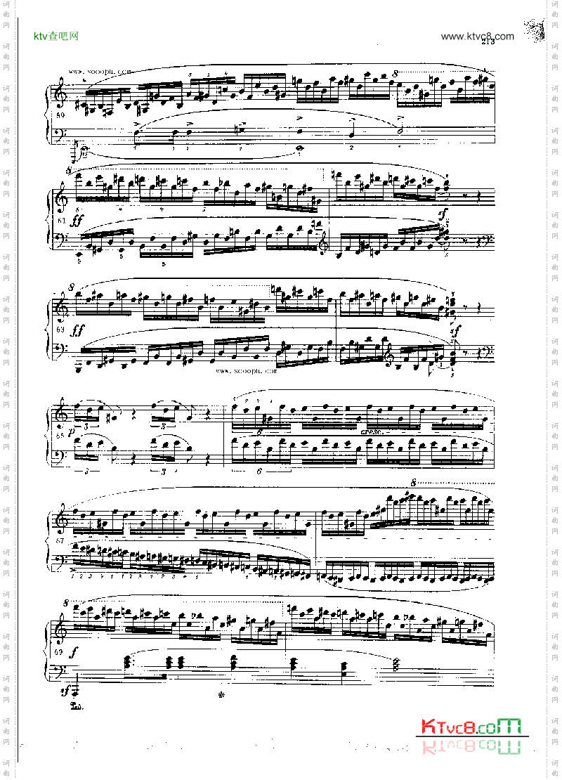 练习曲OP.25Nr11键盘类钢琴