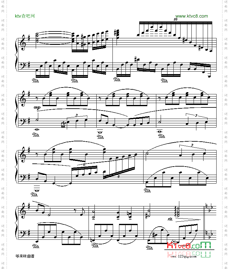 星空的旋律-滴漏-克莱德曼