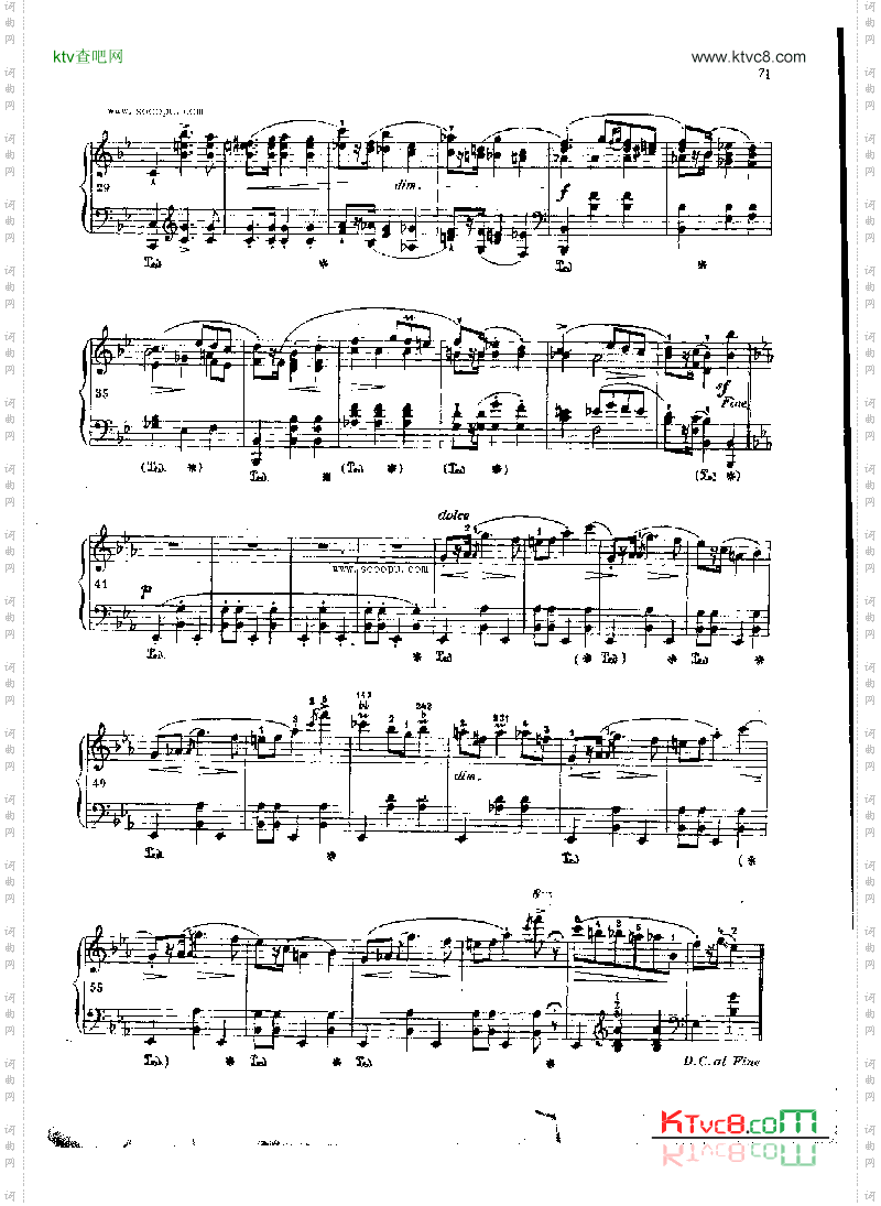 玛祖卡OP.17Nr1键盘类钢琴