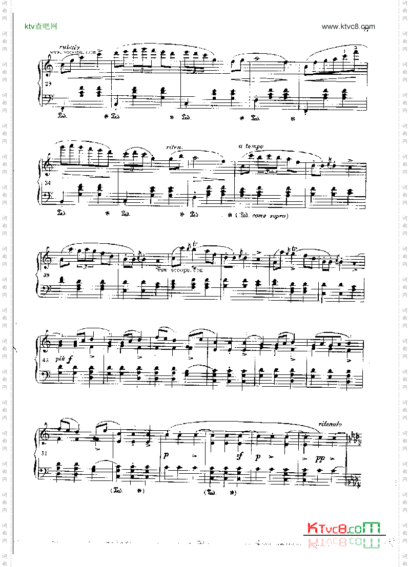 玛祖卡OP.24Nr2键盘类钢琴