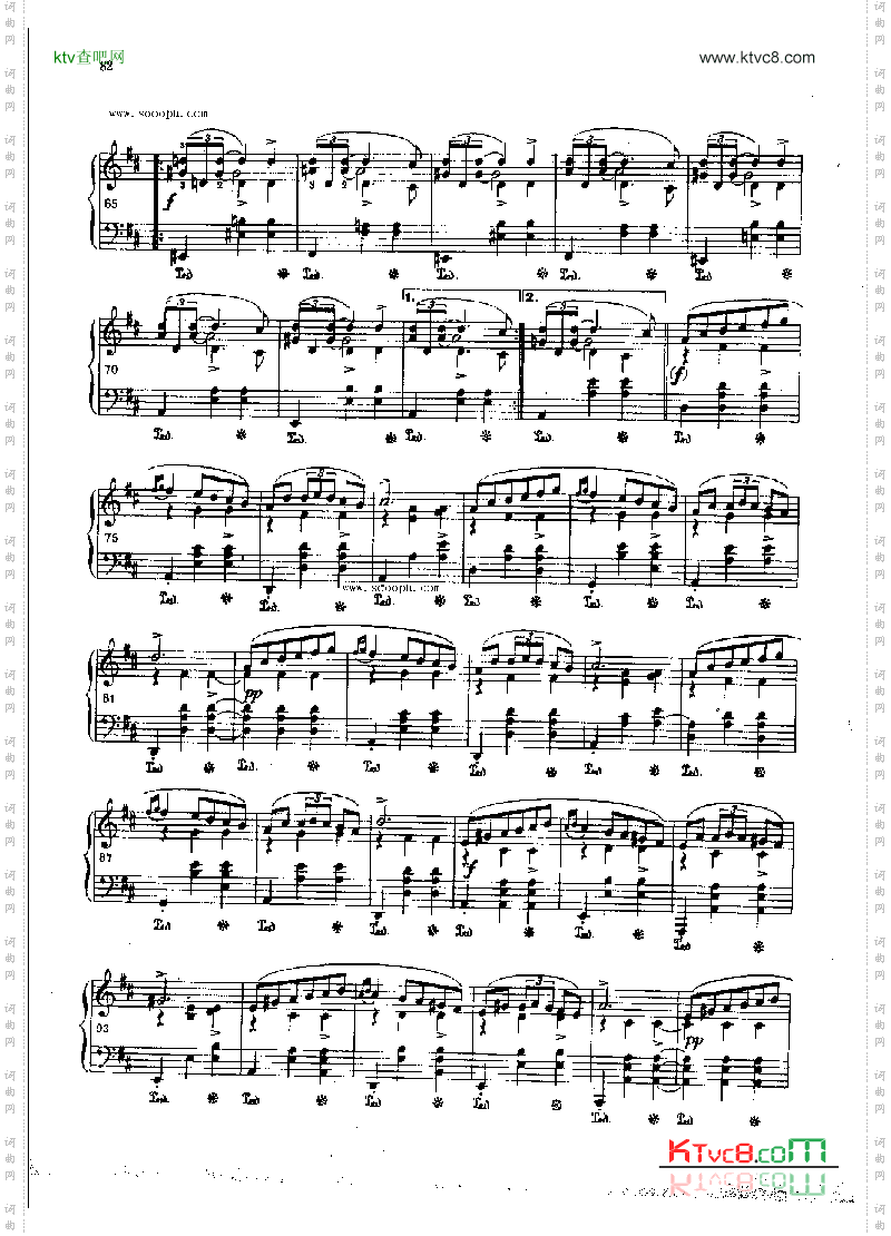 玛祖卡OP.33Nr2键盘类钢琴