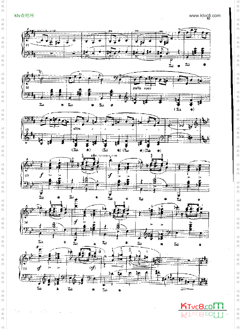 玛祖卡OP.33Nr4键盘类钢琴