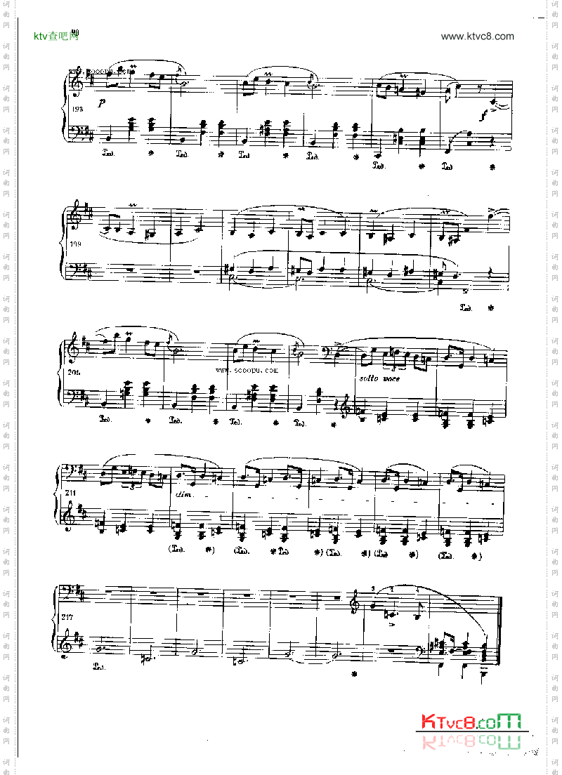 玛祖卡OP.33Nr4键盘类钢琴