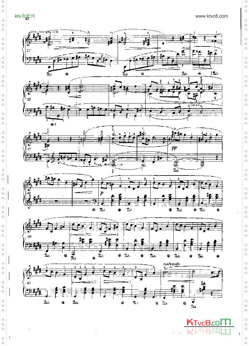 玛祖卡OP.50Nr3键盘类钢琴