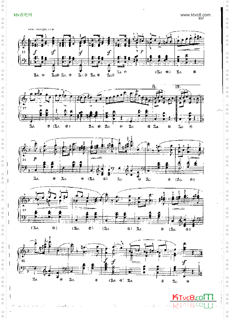 玛祖卡OP.68Nr1键盘类钢琴