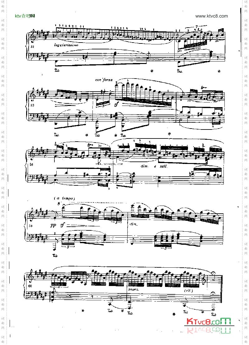 夜曲OP.15Nr2键盘类钢琴