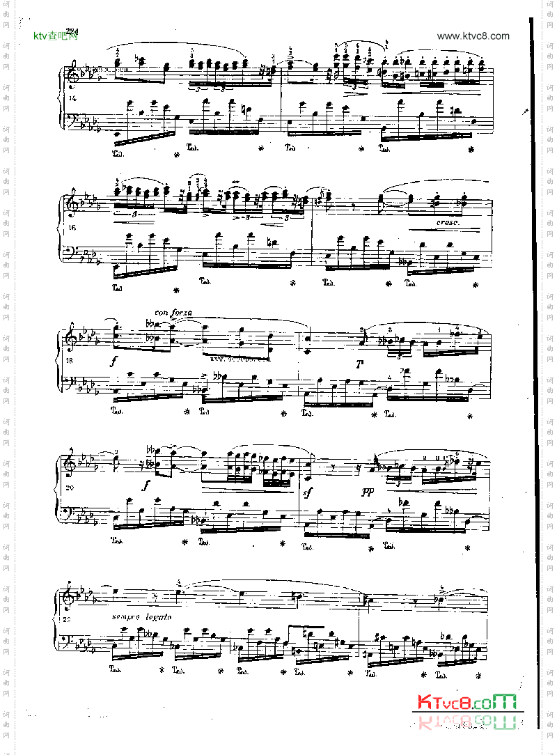 夜曲OP.27Nr2键盘类钢琴