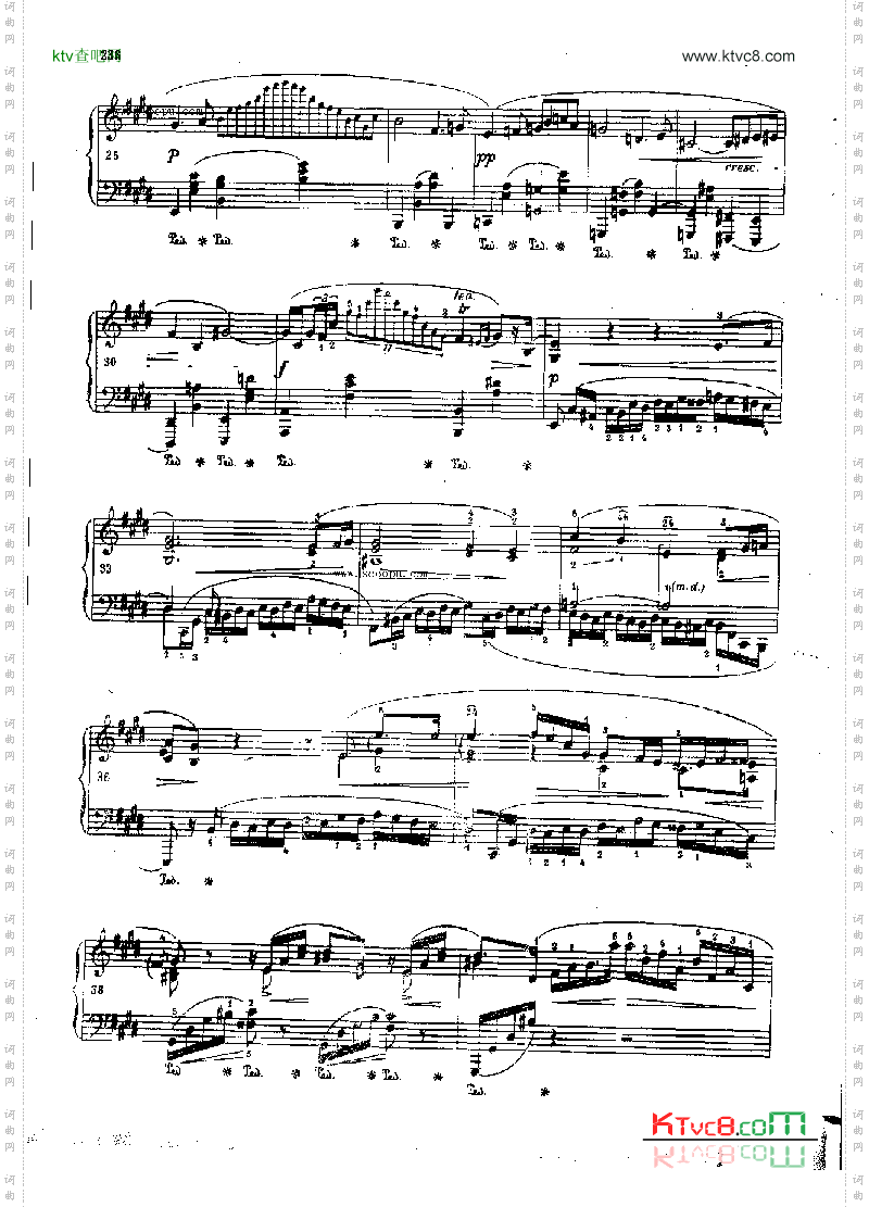 夜曲OP.62Nr2键盘类钢琴