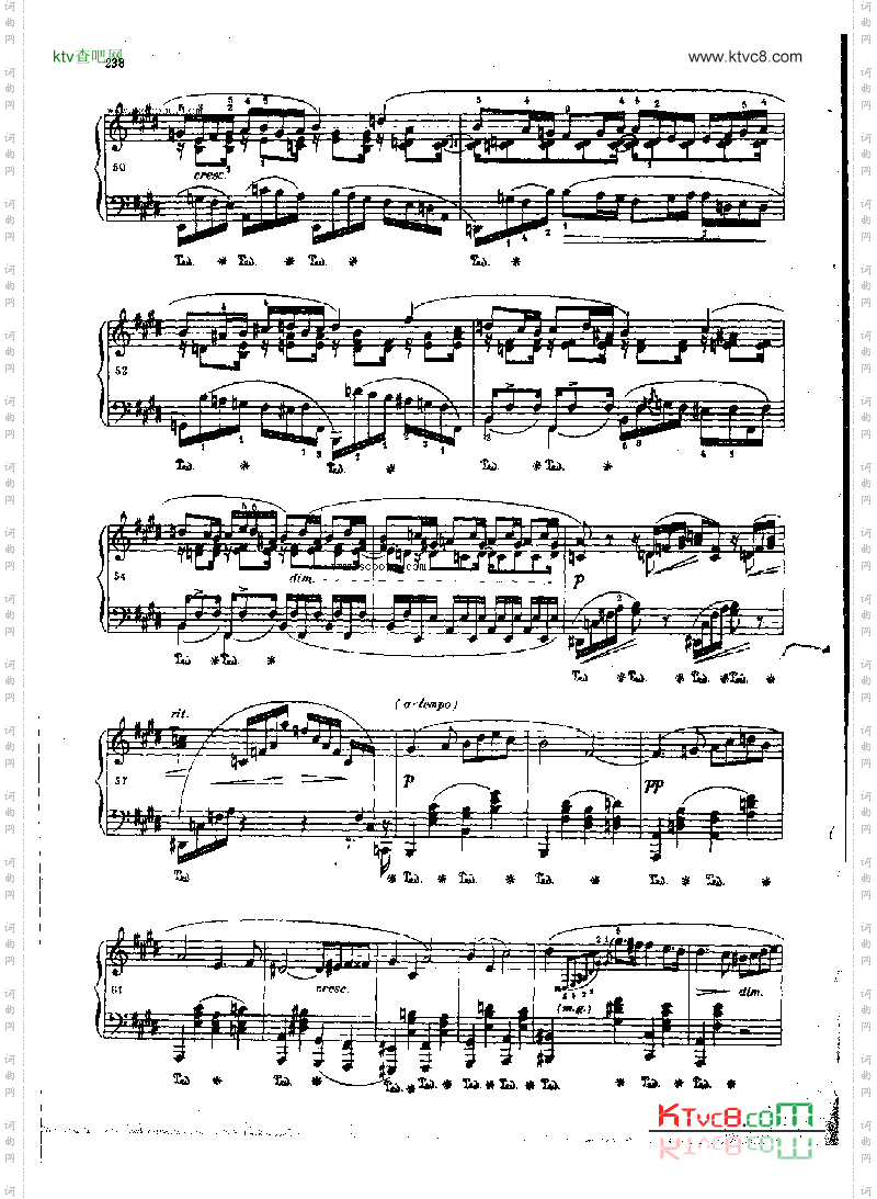 夜曲OP.62Nr2键盘类钢琴