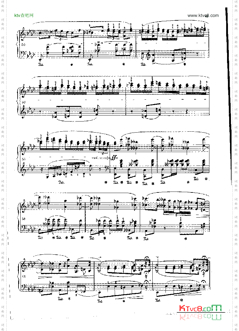 波洛涅兹幻想曲OP.61键盘类钢琴