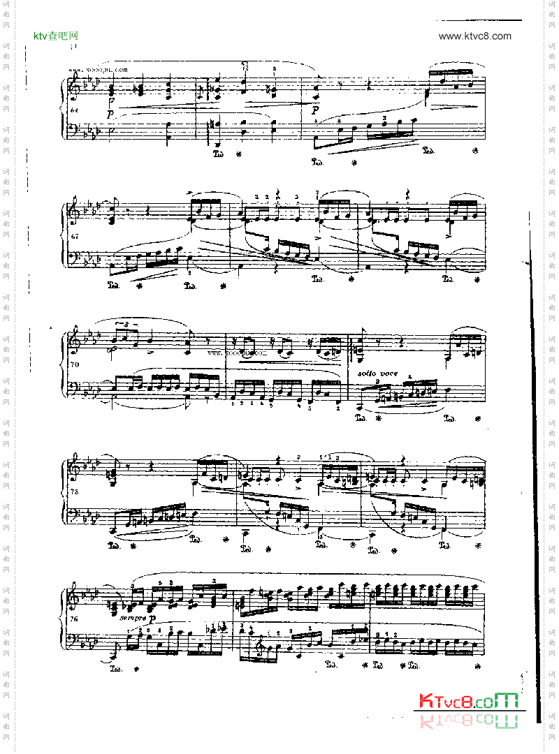 波洛涅兹幻想曲OP.61键盘类钢琴