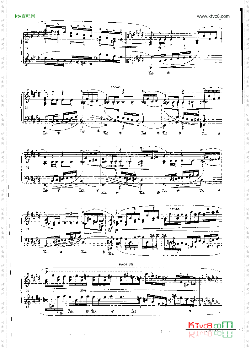 波洛涅兹幻想曲OP.61键盘类钢琴