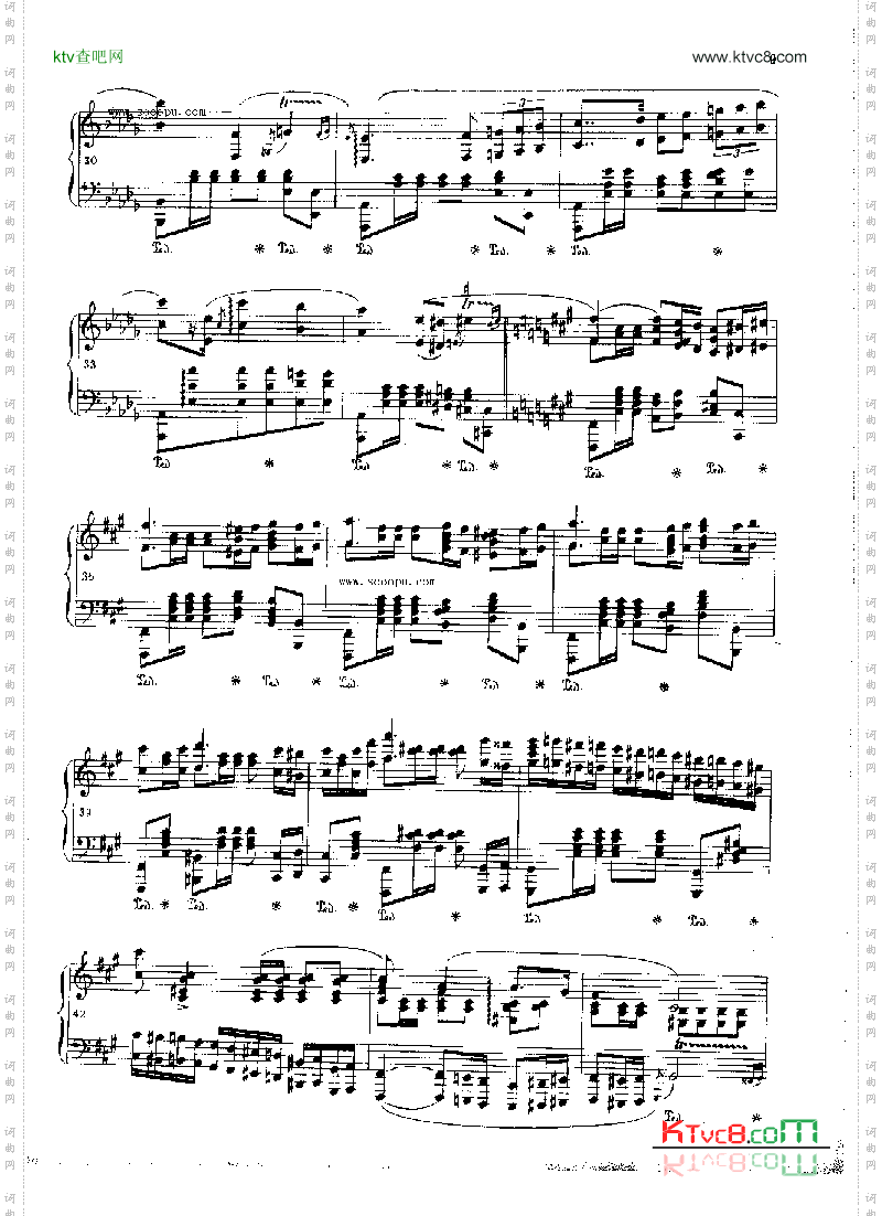 波洛涅兹OP.44键盘类钢琴