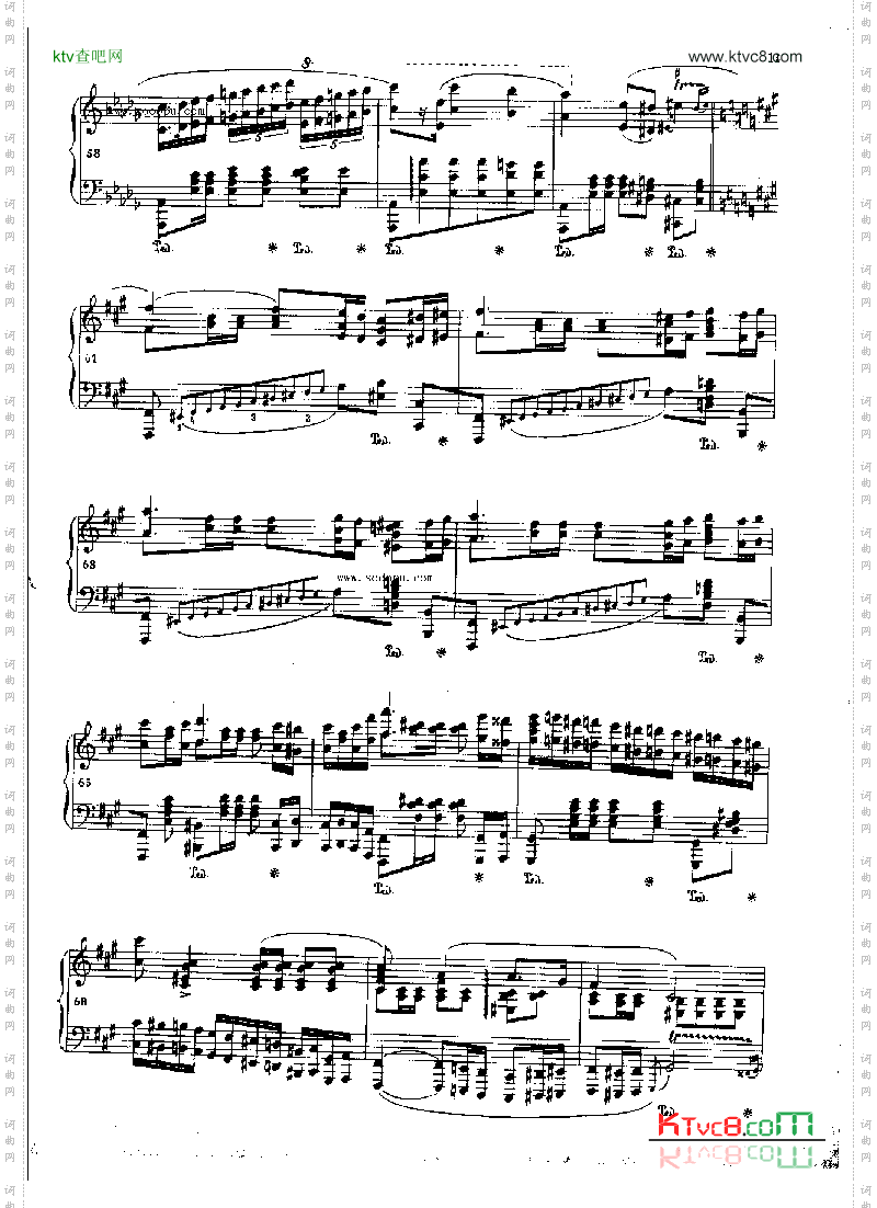 波洛涅兹OP.44键盘类钢琴