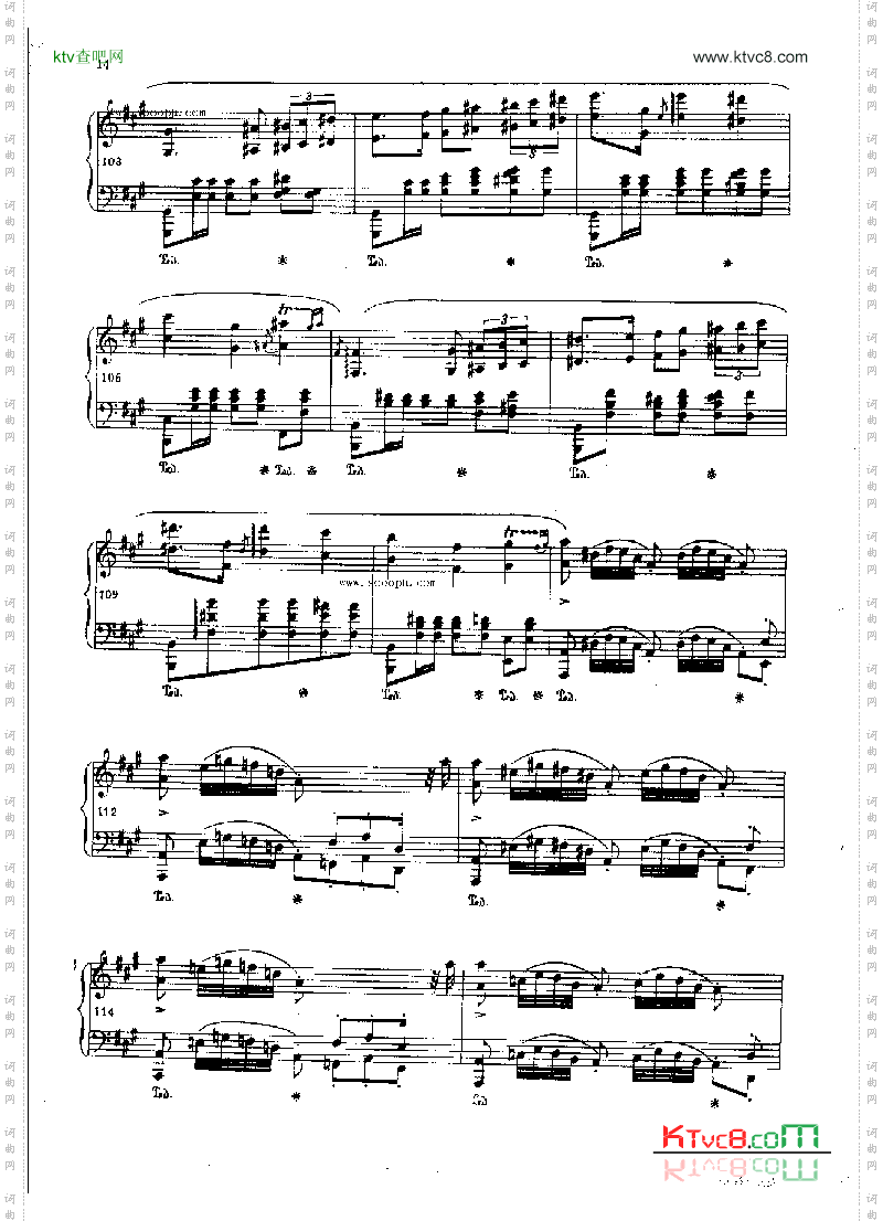 波洛涅兹OP.44键盘类钢琴