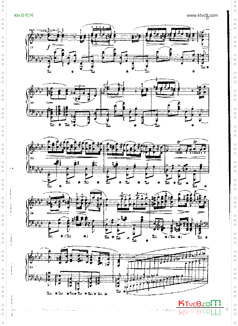 波洛涅兹OP.53键盘类钢琴