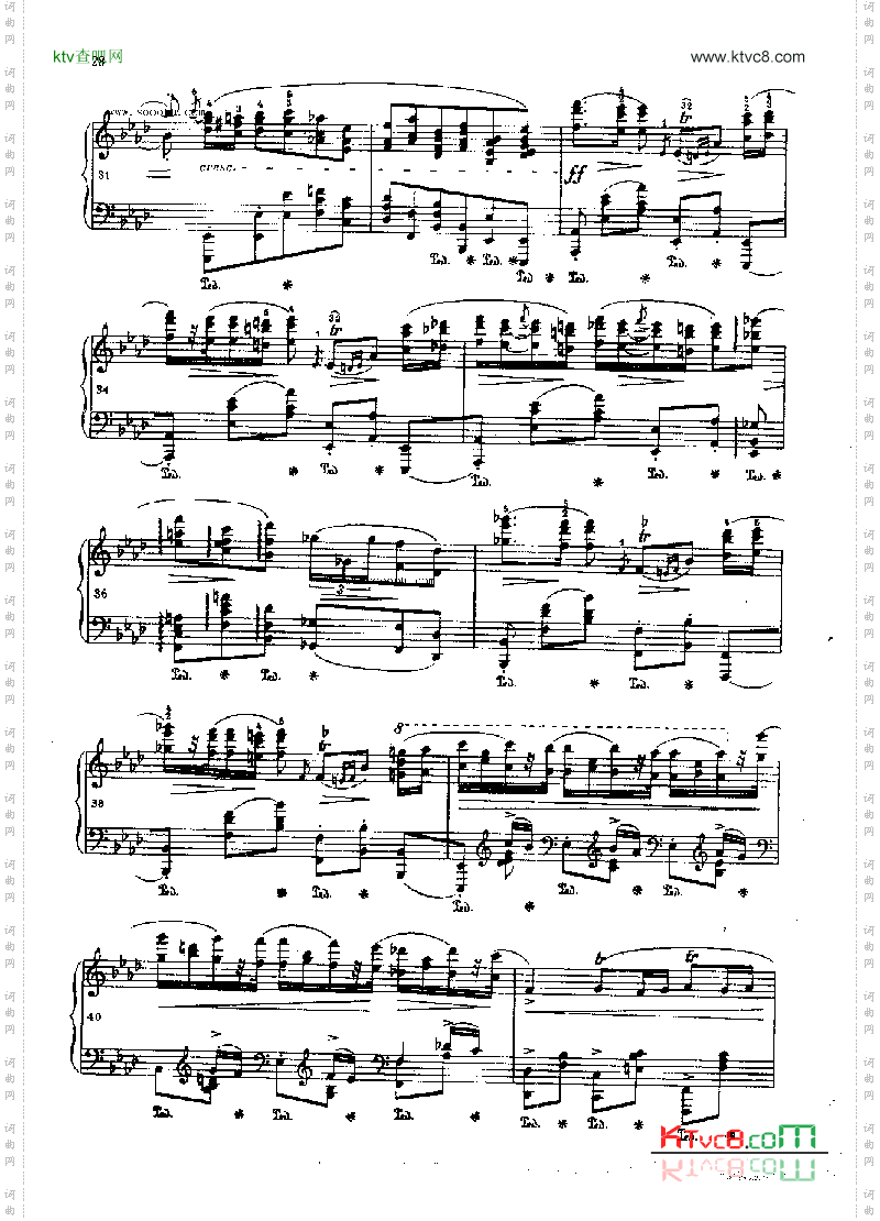 波洛涅兹OP.53键盘类钢琴