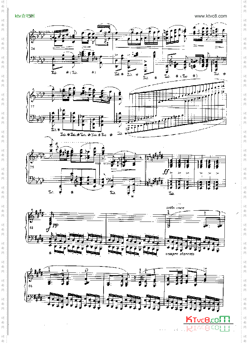 波洛涅兹OP.53键盘类钢琴