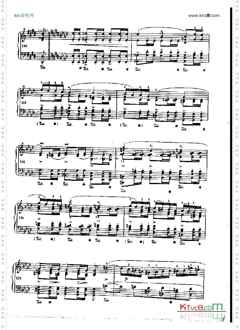 波洛涅兹OP.53键盘类钢琴