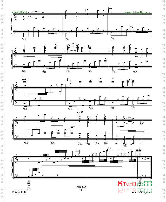 太阳最红,毛主席最亲-克莱德曼