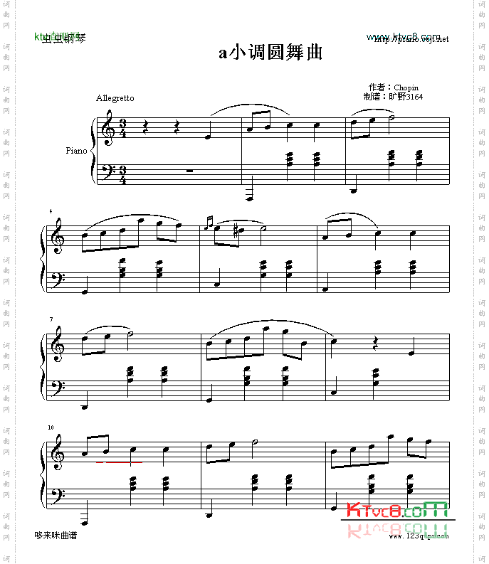 a小调圆舞曲-肖邦