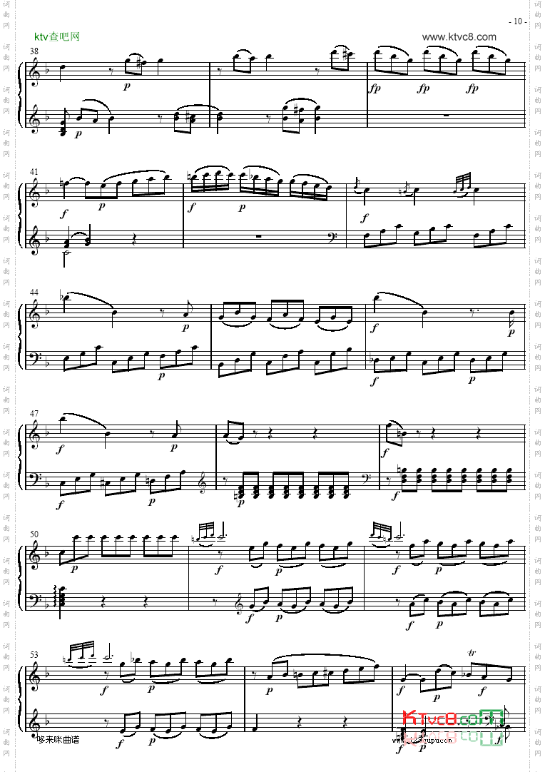 奏鸣曲SonatasK279Mvt.2-莫扎特