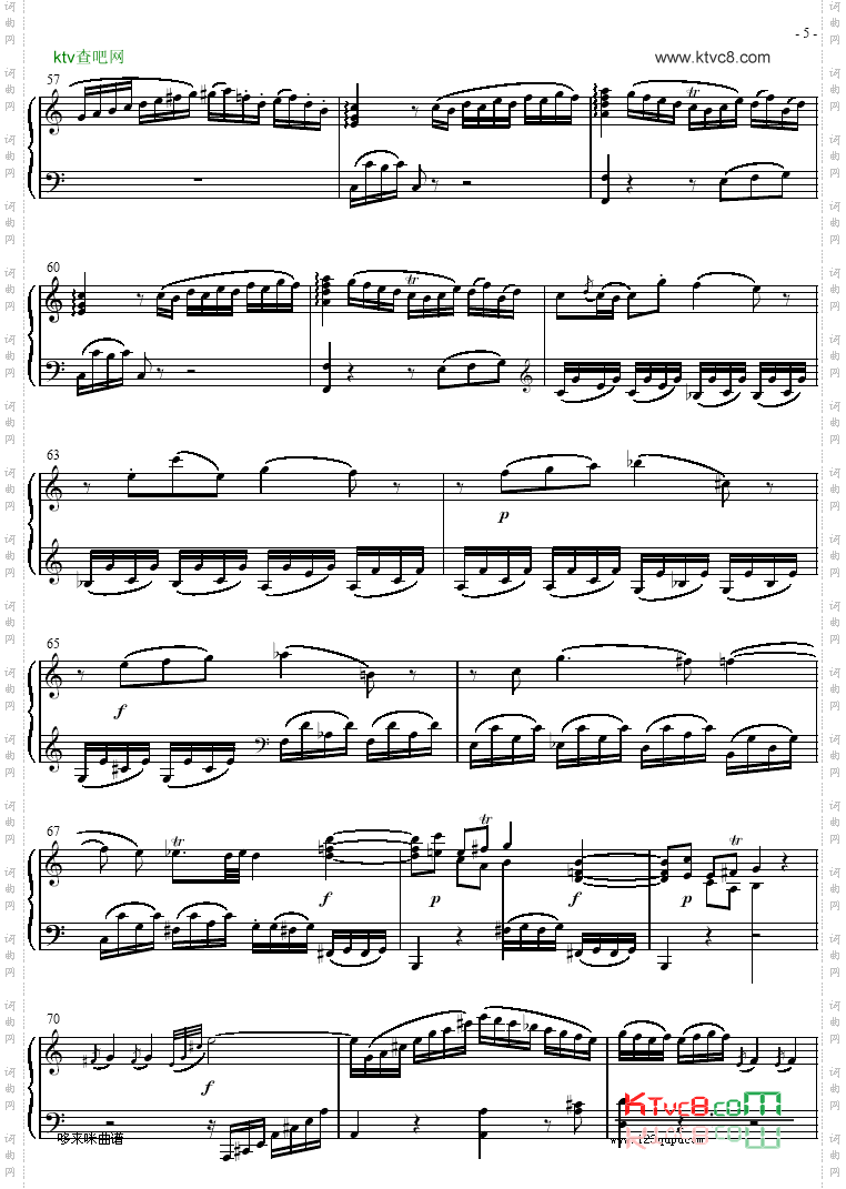 奏鸣曲SonatasK279Mvt.1-莫扎特