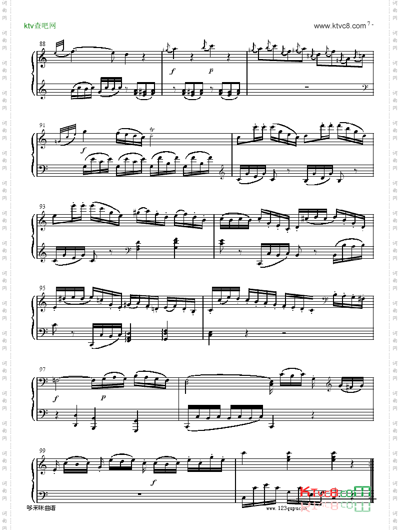 奏鸣曲SonatasK279Mvt.1-莫扎特