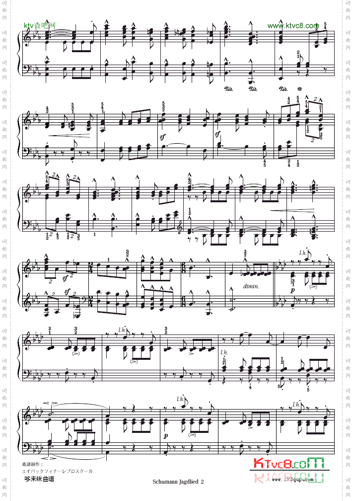 Waldscenenop.82-舒曼