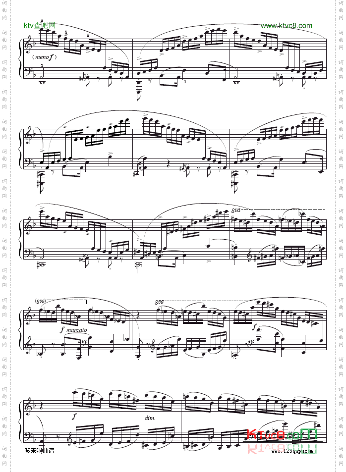 第八练习曲-EtudeOp.10-8-肖邦