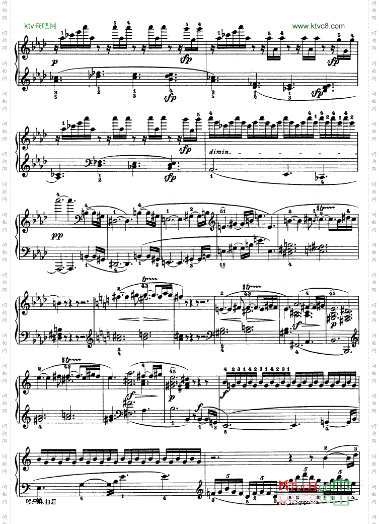 热情奏鸣曲-作品57号第二十三钢琴奏鸣曲-贝多芬
