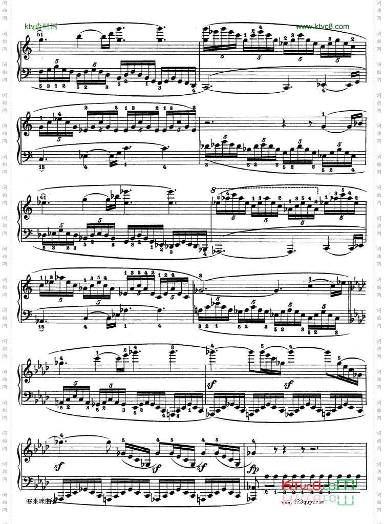 热情奏鸣曲-作品57号第二十三钢琴奏鸣曲-贝多芬