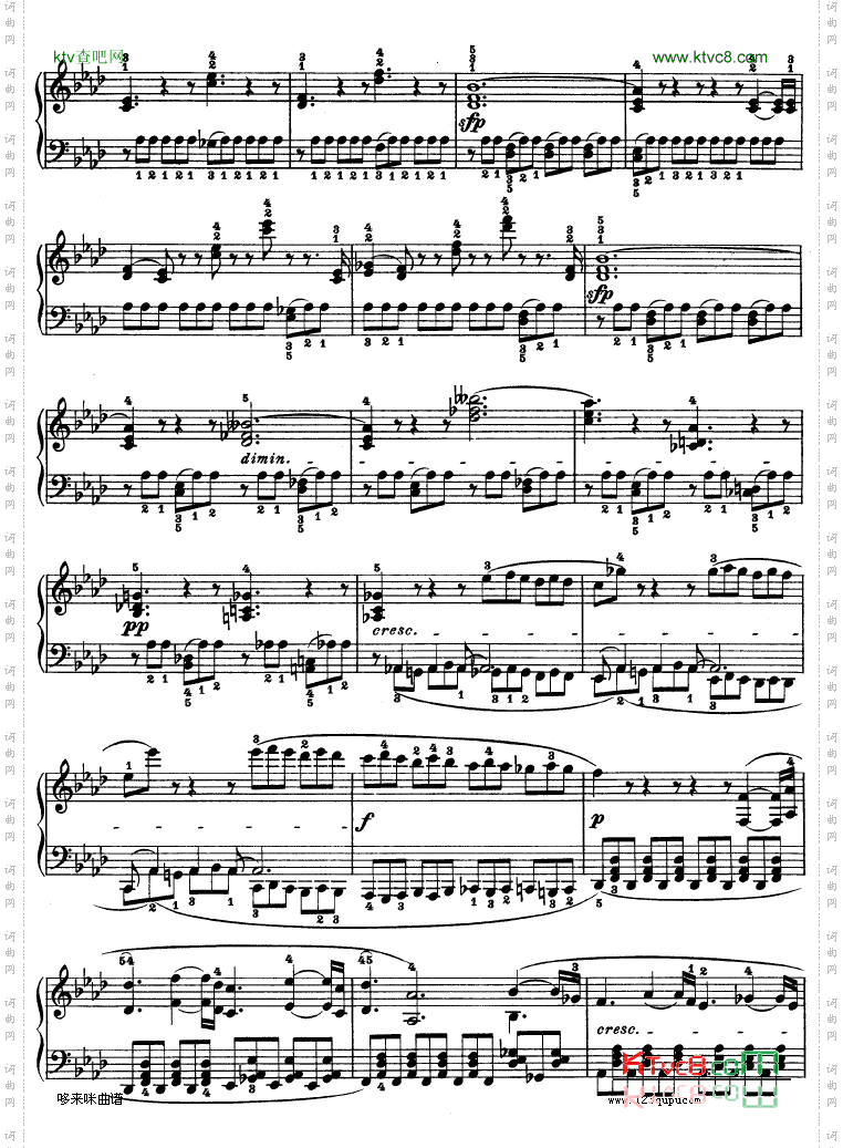 热情奏鸣曲-作品57号第二十三钢琴奏鸣曲-贝多芬