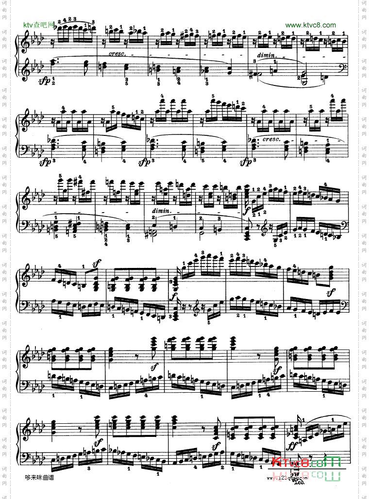 热情奏鸣曲-作品57号第二十三钢琴奏鸣曲-贝多芬