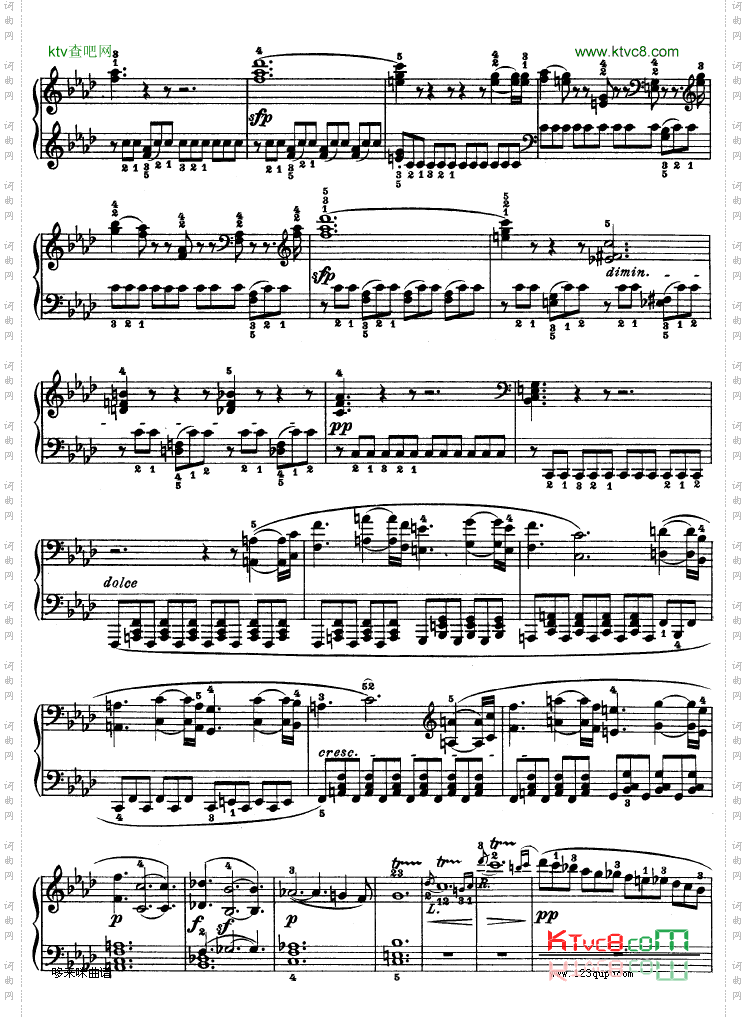 热情奏鸣曲-作品57号第二十三钢琴奏鸣曲-贝多芬