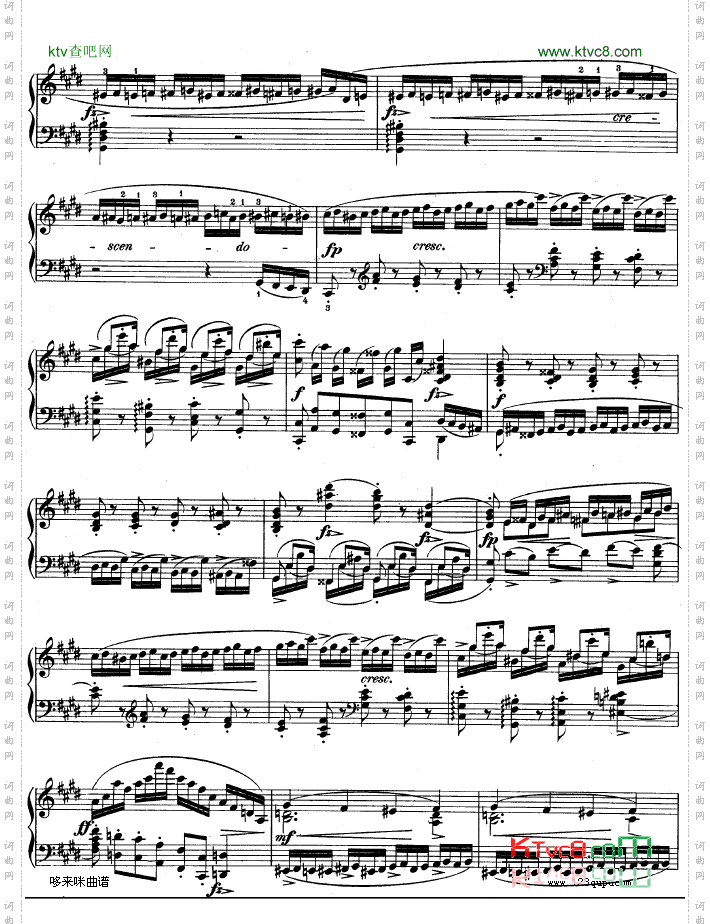练习曲OP.10-No4-肖邦