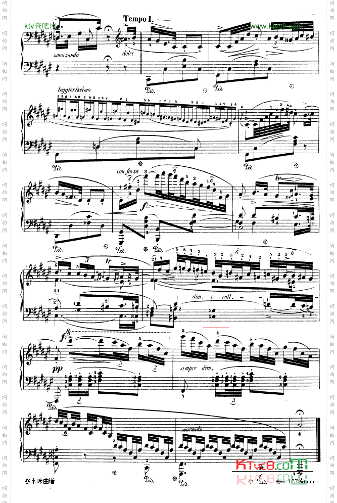 升F大调夜曲作品15号-NocturneOp.15No.3-肖邦