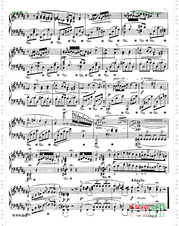 B大调夜曲作品32号-OP32NO.2-肖邦