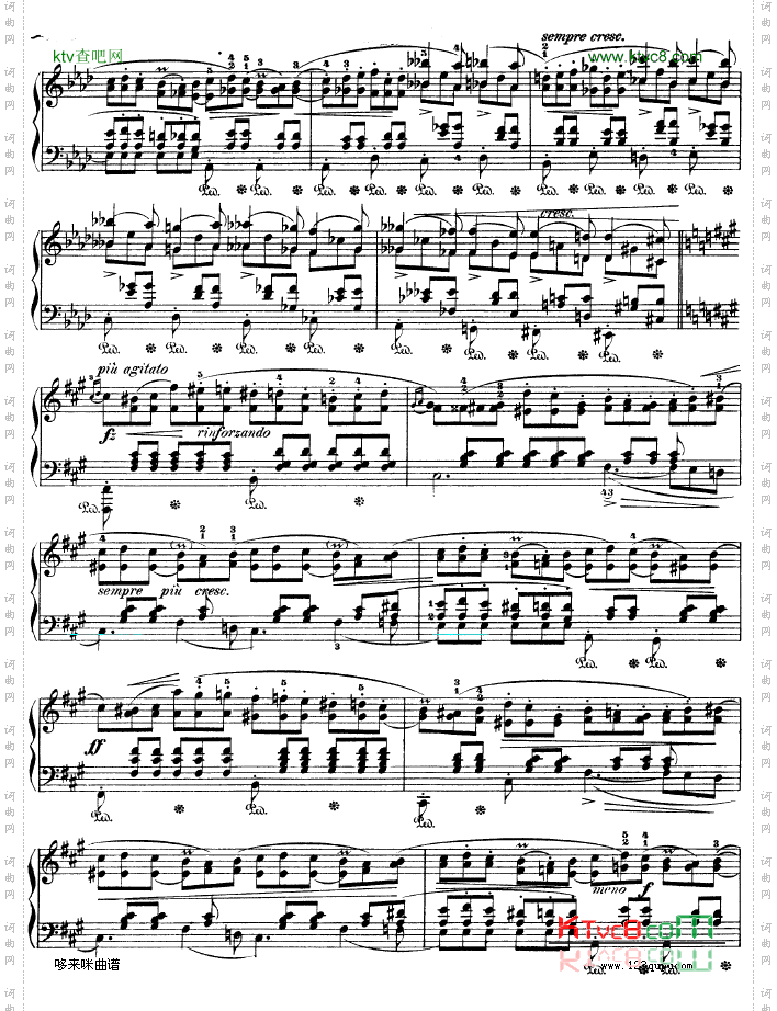 B大调夜曲作品32号-OP32NO.2-肖邦