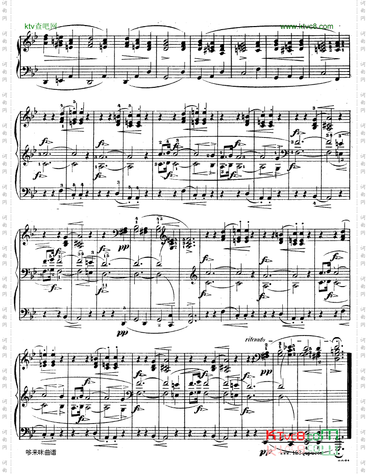 g小调夜曲作品15号-OP15-NO.3-肖邦