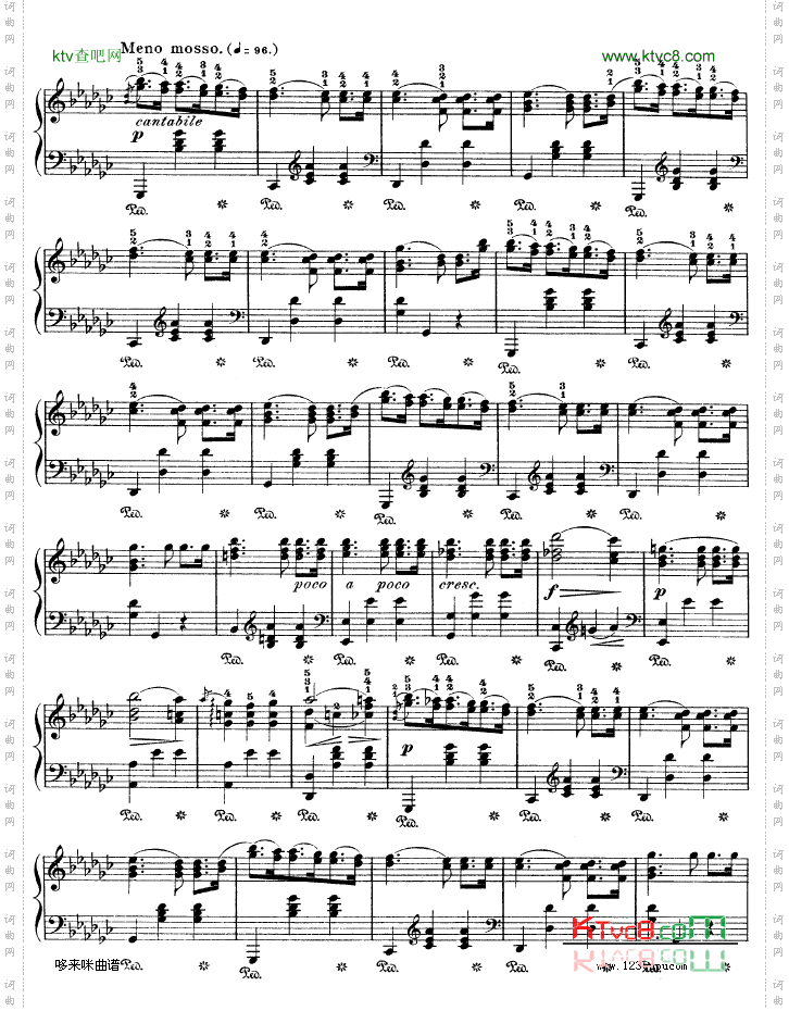 降G大调圆舞曲作品70NO.1-肖邦