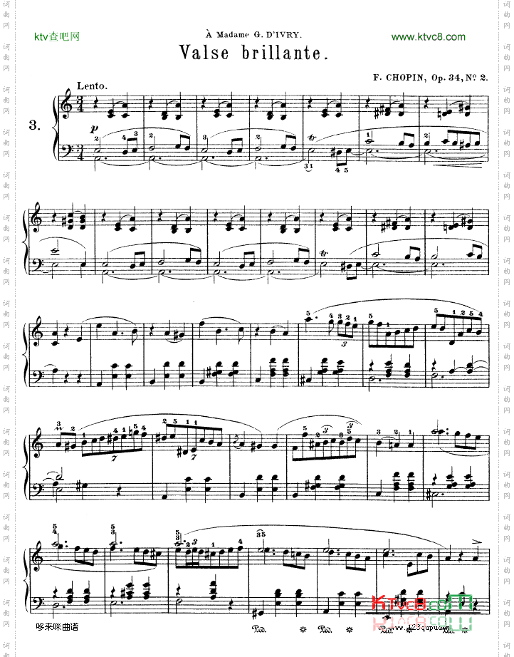 a小调圆舞曲作品34-2号-肖邦