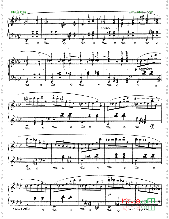 降A大调圆舞曲作品42-肖邦