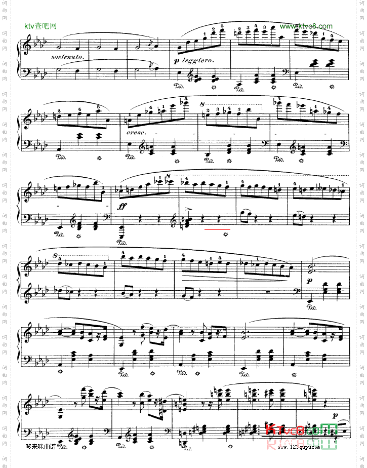 降A大调圆舞曲作品42-肖邦
