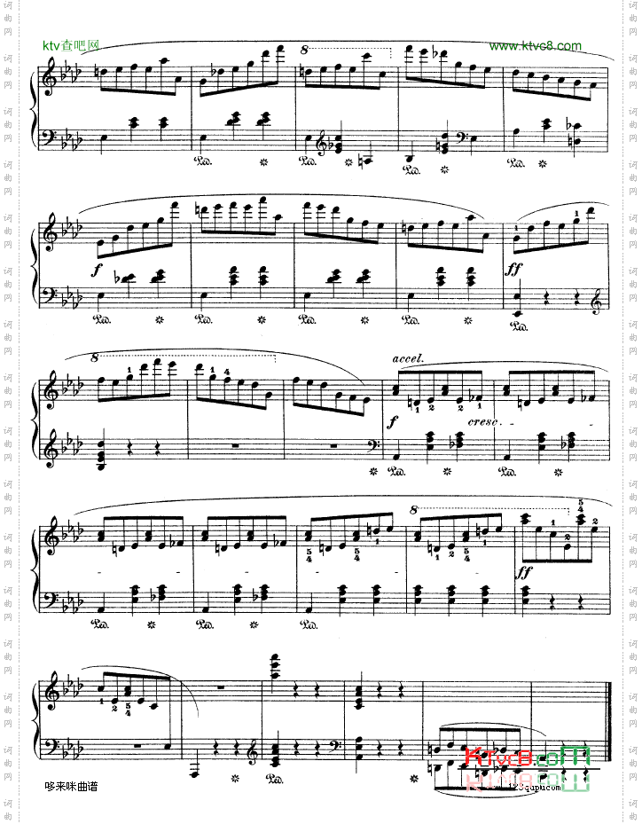降A大调圆舞曲作品42-肖邦